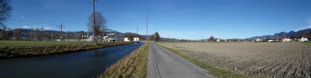 Radweg Binnenkanal Rheintal
