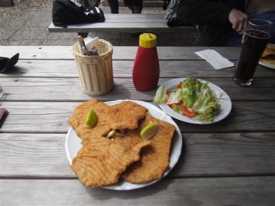 Schuttannen Gasthaus Hohenems, Schnitzel