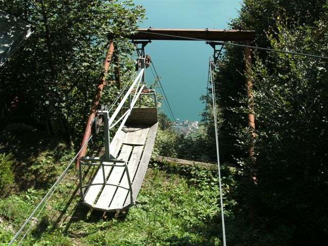 Seilbahn Quinten - Laubegg