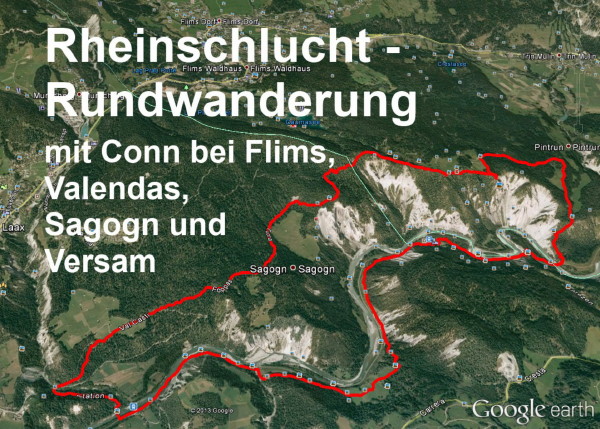 Rheinschlucht Wanderung