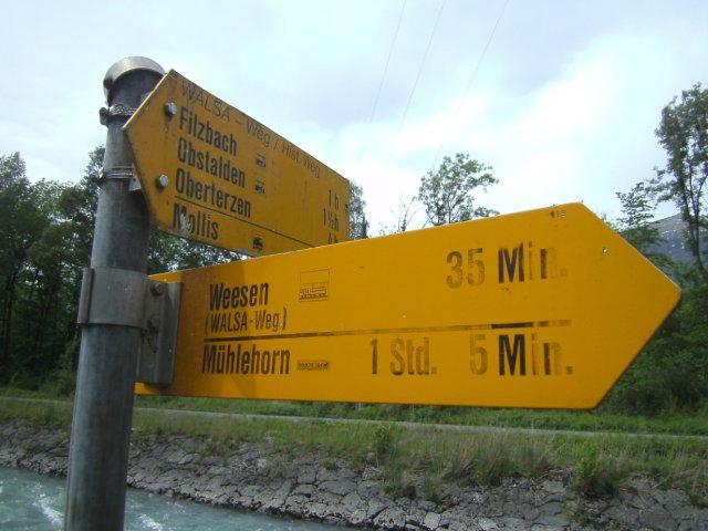 Walensee: Walenstadt - Filzbach - Weesen